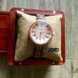 JORD Watch | Walnut & Vintage Rose | CASSIE model